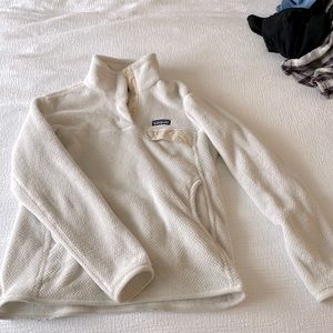 Patagonia Women’s Re-Tool Fleece Pullover medium cream